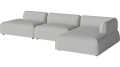 Arke garden sofa 3 moduły z szezlongiem 360 x 170 cm – po prawej BOLIA różne warianty 