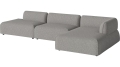 Arke garden sofa 3 moduły z szezlongiem 360 x 170 cm – po prawej BOLIA różne warianty 
