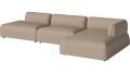 Arke garden sofa 3 moduły z szezlongiem 360 x 170 cm – po prawej BOLIA różne warianty 
