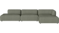 Arke garden sofa 3 moduły z szezlongiem 360 x 170 cm – po prawej BOLIA różne warianty 