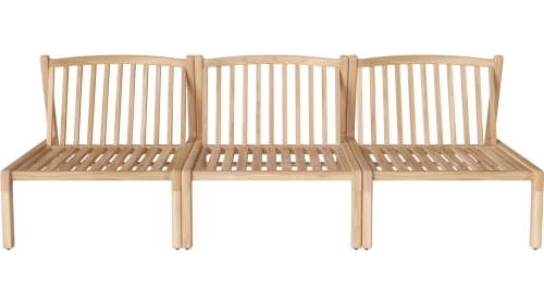 Patio-ogrodowa sofa 3 moduły Untreated teak, Solid BOLIA
