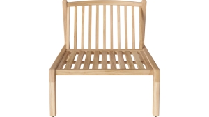 Moduł oparcia sofy ogrodowej na patio Untreated teak, Solid BOLIA 
