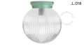 Zielona porcelanowa lampa Art Deco Chaella chaella Zangra różne warianty 