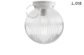 Biała porcelanowa lampa Art Deco Chaella Zangra różne warianty 