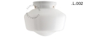 Biała porcelanowa lampa Art Deco Chaella Zangra różne warianty 