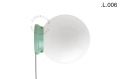 Zielona porcelanowa lampa Art Deco Cedric Zangra różne warianty