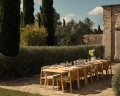 Patio ogrodowy zestaw jadalny (6 krzeseł i stół L220 cm) BOLIA  różne warianty 