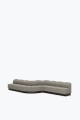 Sofa Shore Dining Curved End Right, Plinth, Module 42 New Works  