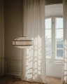 Lampa wisząca Kite Pendant Ø55 White and Black Tyvek New Works  