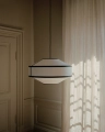 Lampa wisząca Kite Pendant Ø55 White and Black Tyvek New Works  