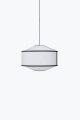 Lampa wisząca Kite Pendant Ø65 White and Black Tyvek New Works  