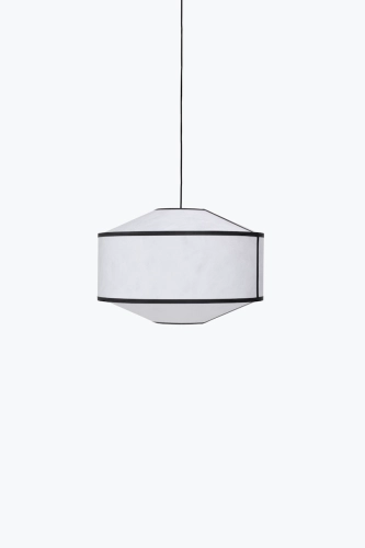 Lampa wisząca Kite Pendant Ø65 White and Black Tyvek New Works  