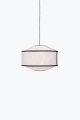 Lampa wisząca Kite Pendant Ø65 White and Black Tyvek New Works  