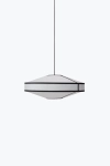 Lampa wisząca Kite Pendant Ø75 White and Black Tyvek New Works  
