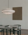Lampa wisząca Kite Pendant Ø75 White and Black Tyvek New Works  