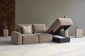 Sofa rozkładana Norum z szezlongiem Innovation Living różne warianty