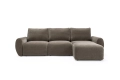 Sofa rozkładana Norum z szezlongiem okrągłe podłokietniki Innovation Living różne warianty