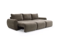 Sofa rozkładana Norum z szezlongiem okrągłe podłokietniki Innovation Living różne warianty