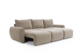 Sofa rozkładana Norum z szezlongiem okrągłe podłokietniki Innovation Living różne warianty
