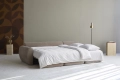 Sofa rozkładana Norum z szezlongiem okrągłe podłokietniki Innovation Living różne warianty