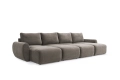 Sofa rozkładana Norum w kształcie U okrągłe podłokietniki Innovation Living różne warianty