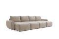 Sofa rozkładana Norum w kształcie U okrągłe podłokietniki Innovation Living różne warianty