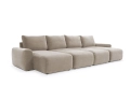 Sofa rozkładana Norum w kształcie U szerokie podłokietniki Innovation Living różne warianty