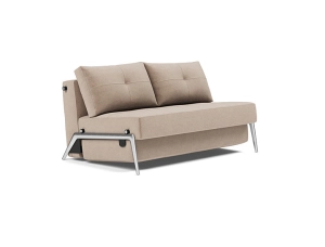 Sofa rozkładana CUBED 140 aluminium Innovation Living poekspozycyjna