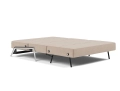 Sofa rozkładana CUBED 140 aluminium Innovation Living poekspozycyjna