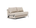 Sofa rozkładana CUBED 140 aluminium Innovation Living poekspozycyjna