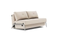 Sofa rozkładana CUBED 140 aluminium Innovation Living poekspozycyjna