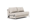 Sofa rozkładana CUBED 140 aluminium Innovation Living poekspozycyjna
