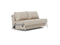Sofa rozkładana CUBED 140 aluminium Innovation Living poekspozycyjna