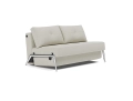 Sofa rozkładana CUBED 140 aluminium Innovation Living poekspozycyjna