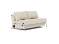 Sofa rozkładana CUBED 140 aluminium Innovation Living poekspozycyjna