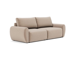 Sofa rozkładana Norum Curve Arms z zaokrąglonymi podłokietnikami Innovation Living różne warianty