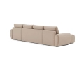 Sofa rozkładana Norum w kształcie U okrągłe podłokietniki Innovation Living różne warianty