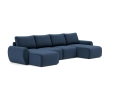 Sofa rozkładana Norum w kształcie U okrągłe podłokietniki Innovation Living różne warianty