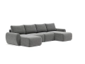 Sofa rozkładana Norum w kształcie U okrągłe podłokietniki Innovation Living różne warianty