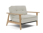 DUBLEXO FREJ OAK fotel rozkładany Innovation Living