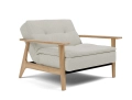 DUBLEXO FREJ OAK fotel rozkładany Innovation Living