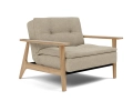 DUBLEXO FREJ OAK fotel rozkładany Innovation Living