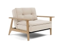 DUBLEXO FREJ OAK fotel rozkładany Innovation Living