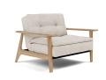 DUBLEXO FREJ OAK fotel rozkładany Innovation Living