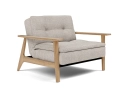 DUBLEXO FREJ OAK fotel rozkładany Innovation Living