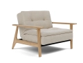 DUBLEXO FREJ OAK fotel rozkładany Innovation Living