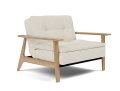 DUBLEXO FREJ OAK fotel rozkładany Innovation Living