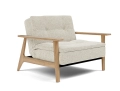 DUBLEXO FREJ OAK fotel rozkładany Innovation Living