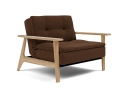 DUBLEXO FREJ OAK fotel rozkładany Innovation Living