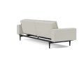Sofa rozkładana z podłokietnikami Dublexo Styletto Sofa Bed Black Wood With Arms Innovation Living różne warianty